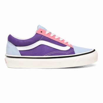 Női Vans Anaheim Factory Old Skool 36 DX Tornacipő VA7109462 Világos Kék/Lila/Rózsaszín